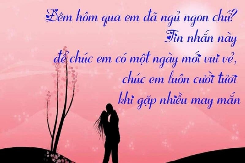 Gửi người thương lời chúc ngày mới tình cảm