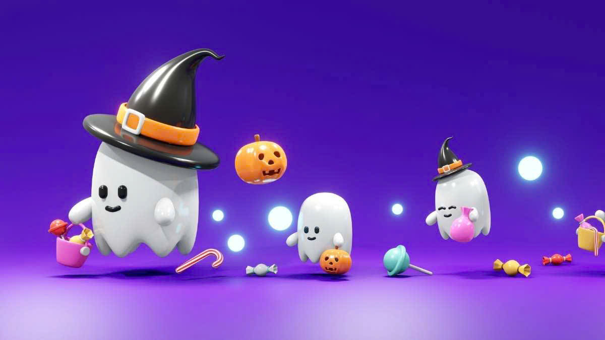 Halloween đầy sắc màu với những ma nhỏ xinh