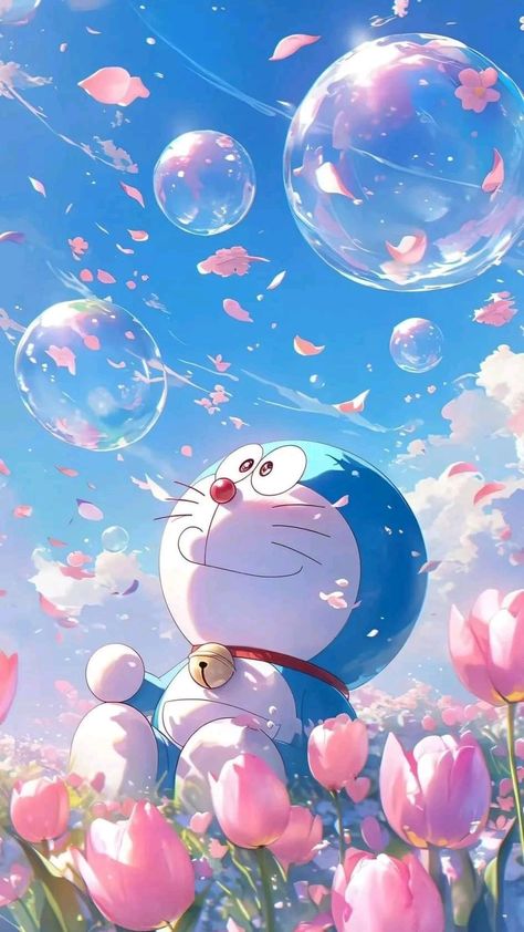 Hình doraemon dễ thương cho điẹn thoại