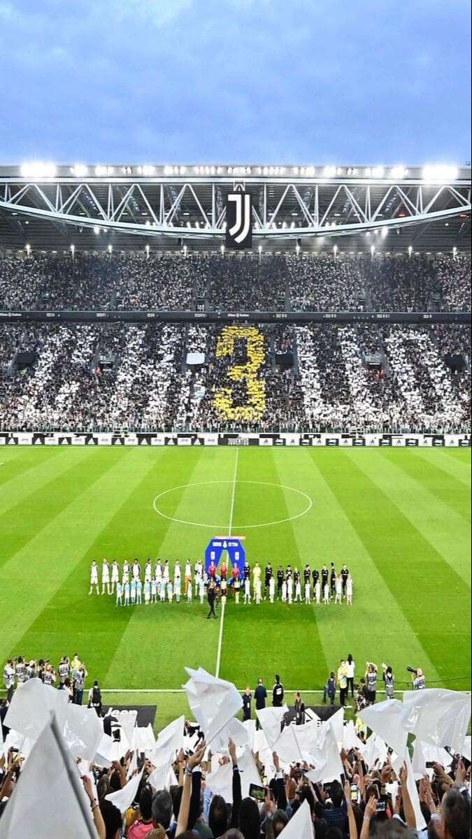 Hình nền bóng đá 4K Sân vận động Juventus dành cho điện thoại